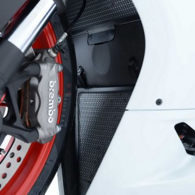 Ochranná mřížka chladiče R&G Racing pro motocykly DUCATI PANIGALE, černá